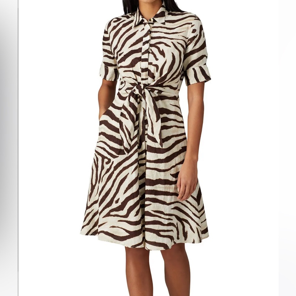 Ralph Lauren Zebra Linen Dress